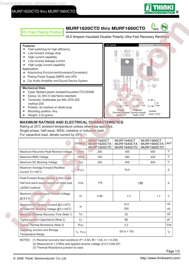 MURF1620CTD-CT