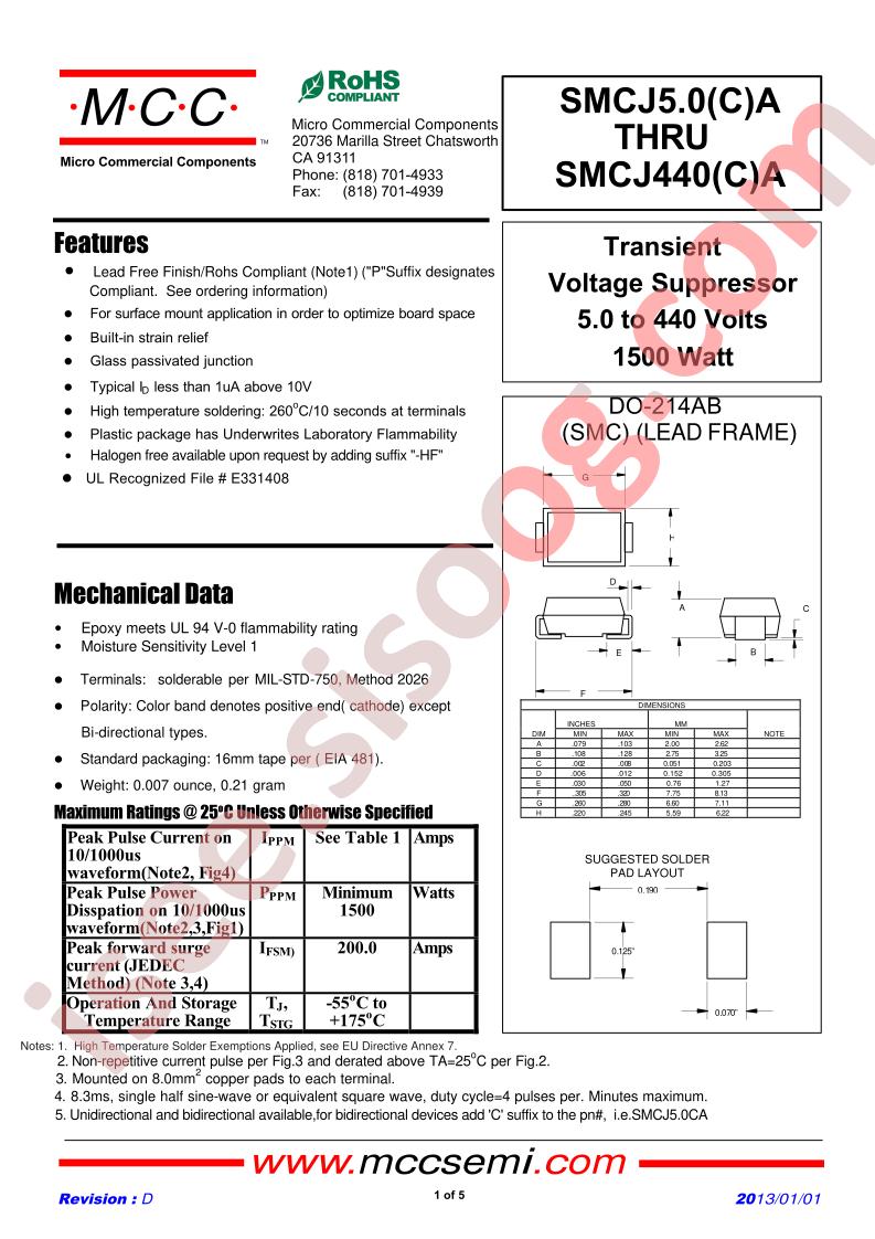 SMCJ30A-TP