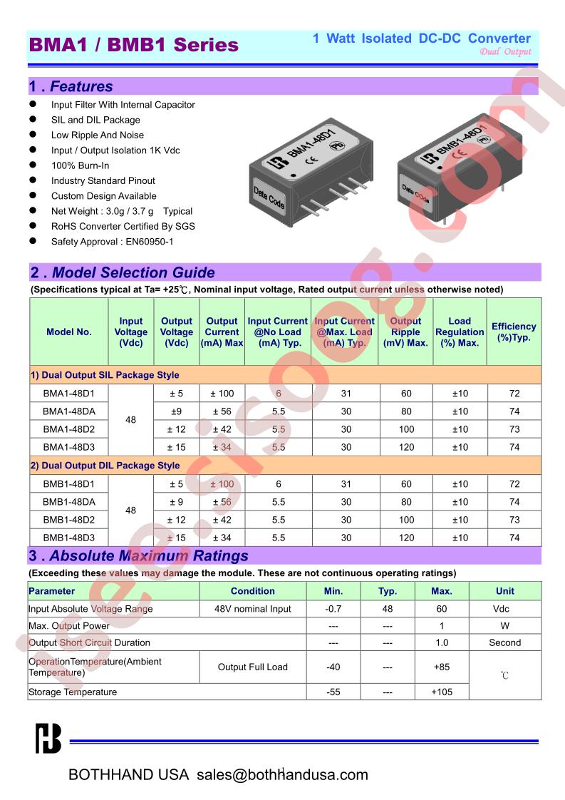 BMA1-SERIES