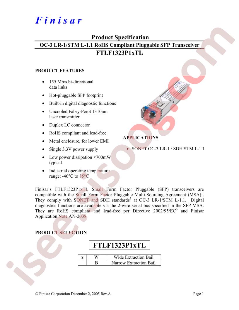 FTLF1323P1WTL