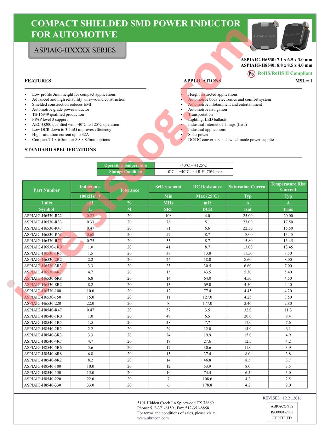 ASPIAIG-H6530-1R5