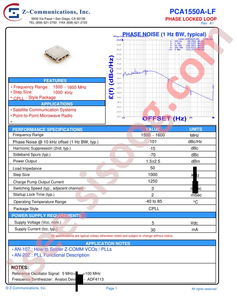 PCA1550A-LF