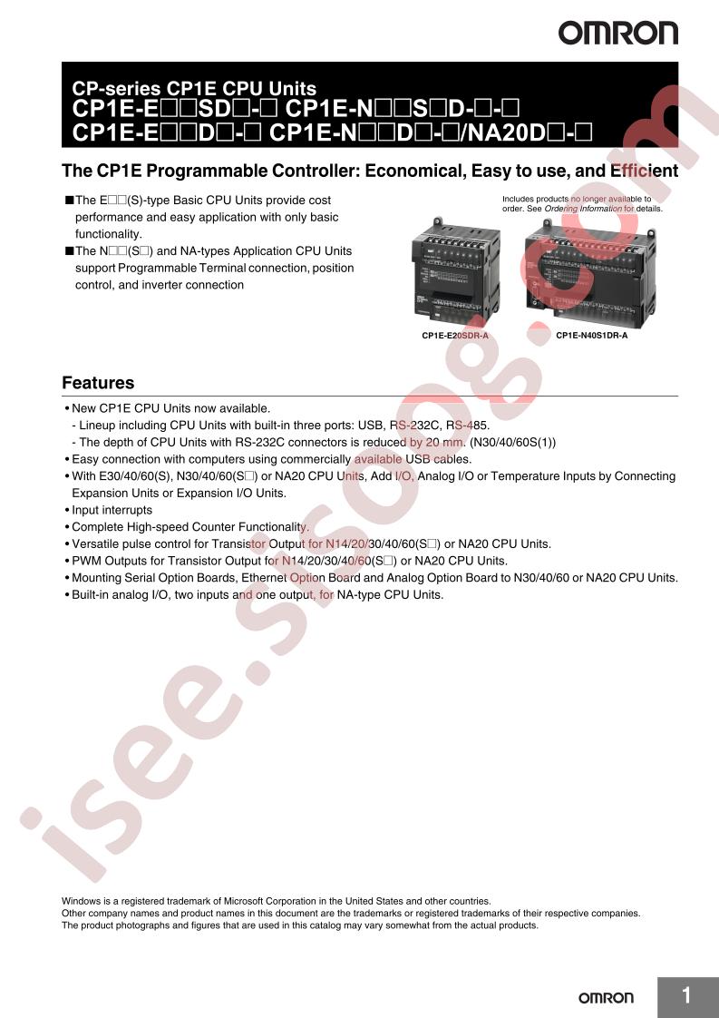 CP1E-E14SDR-A