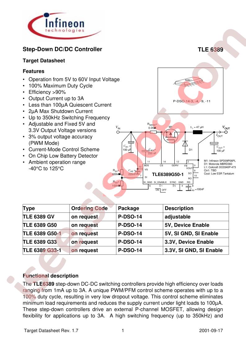 TLE6389G33