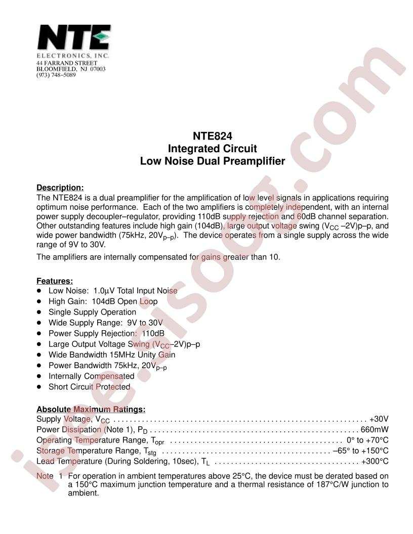 NTE824