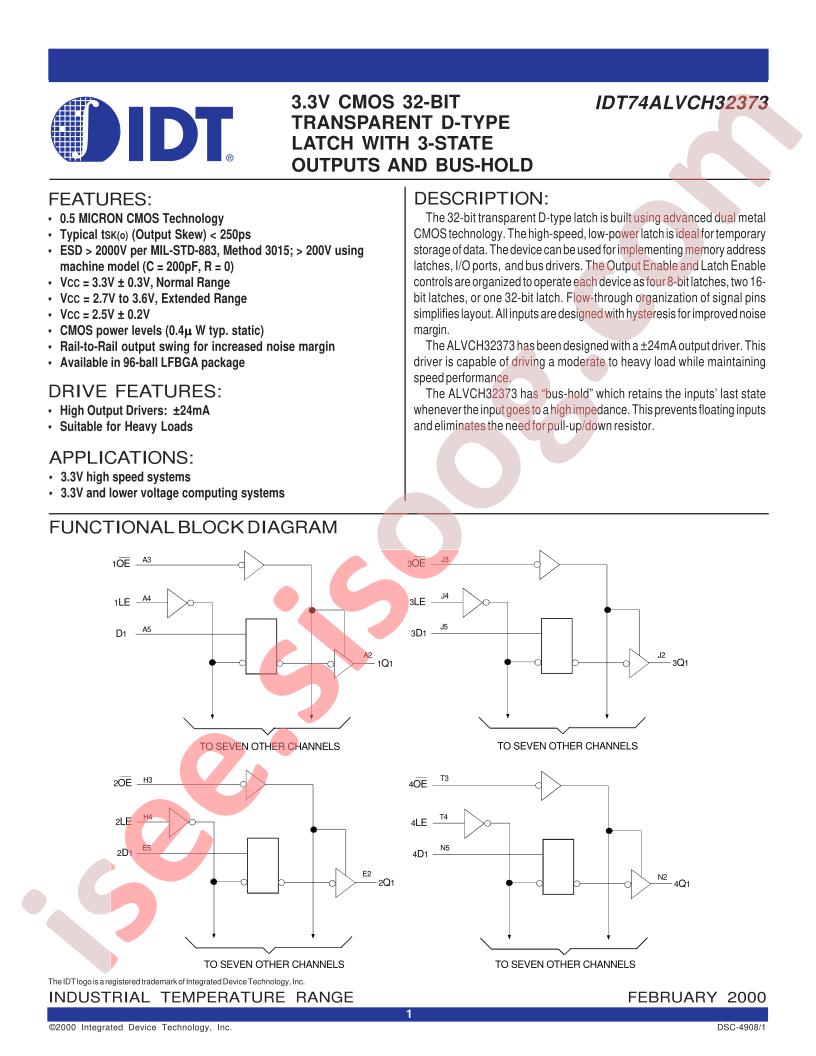 IDT74ALVCH32373