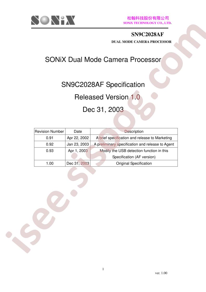 SN9C2028AF