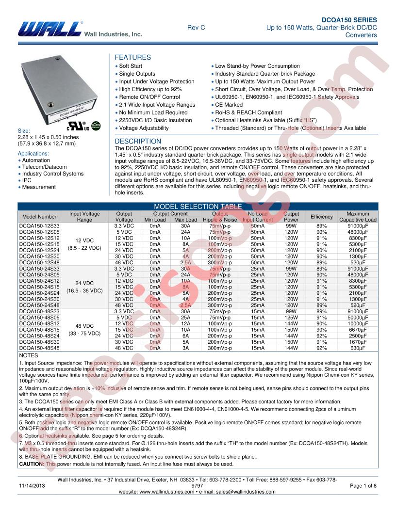 DCQA150-48S48RH1