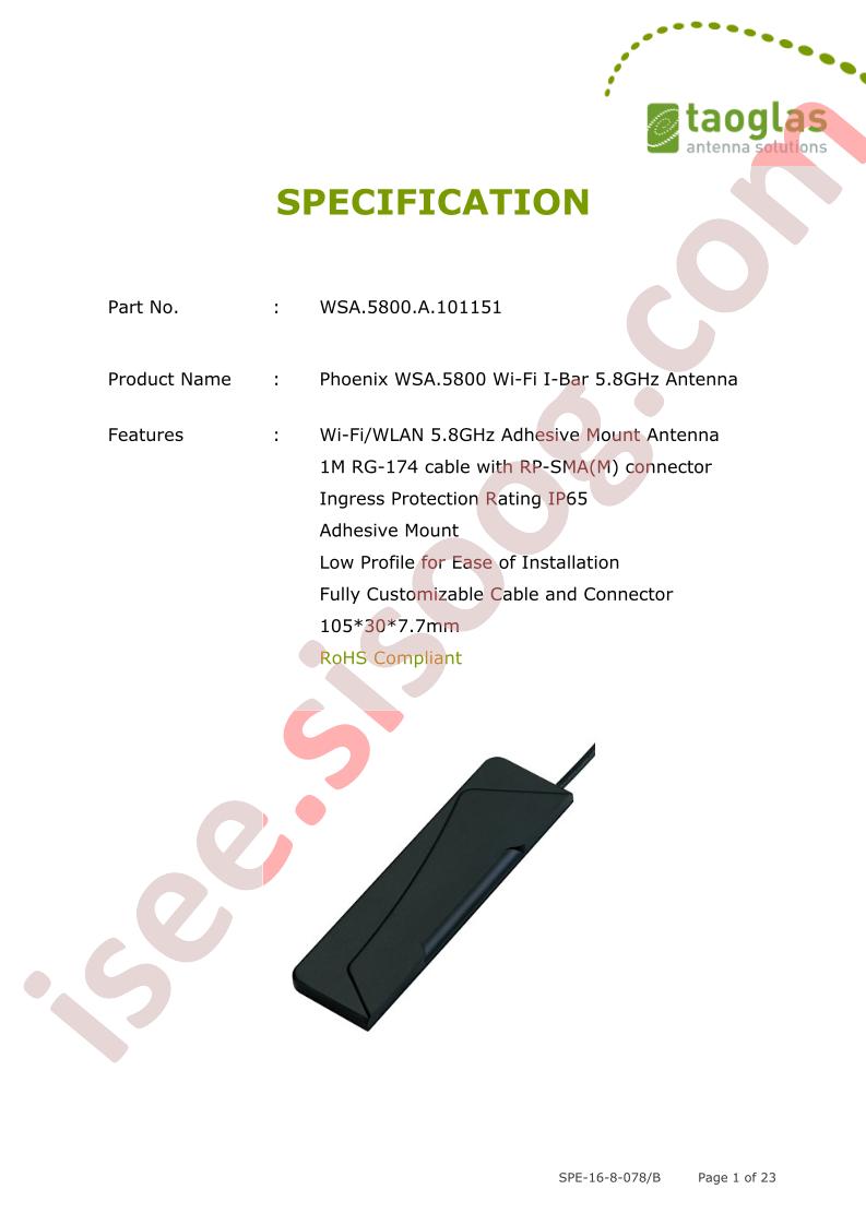 WSA5800A101151