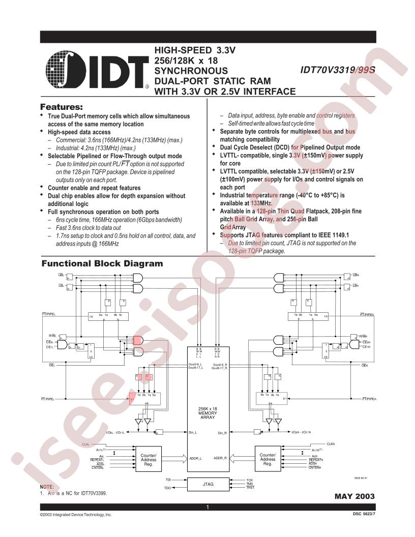 IDT70V3319