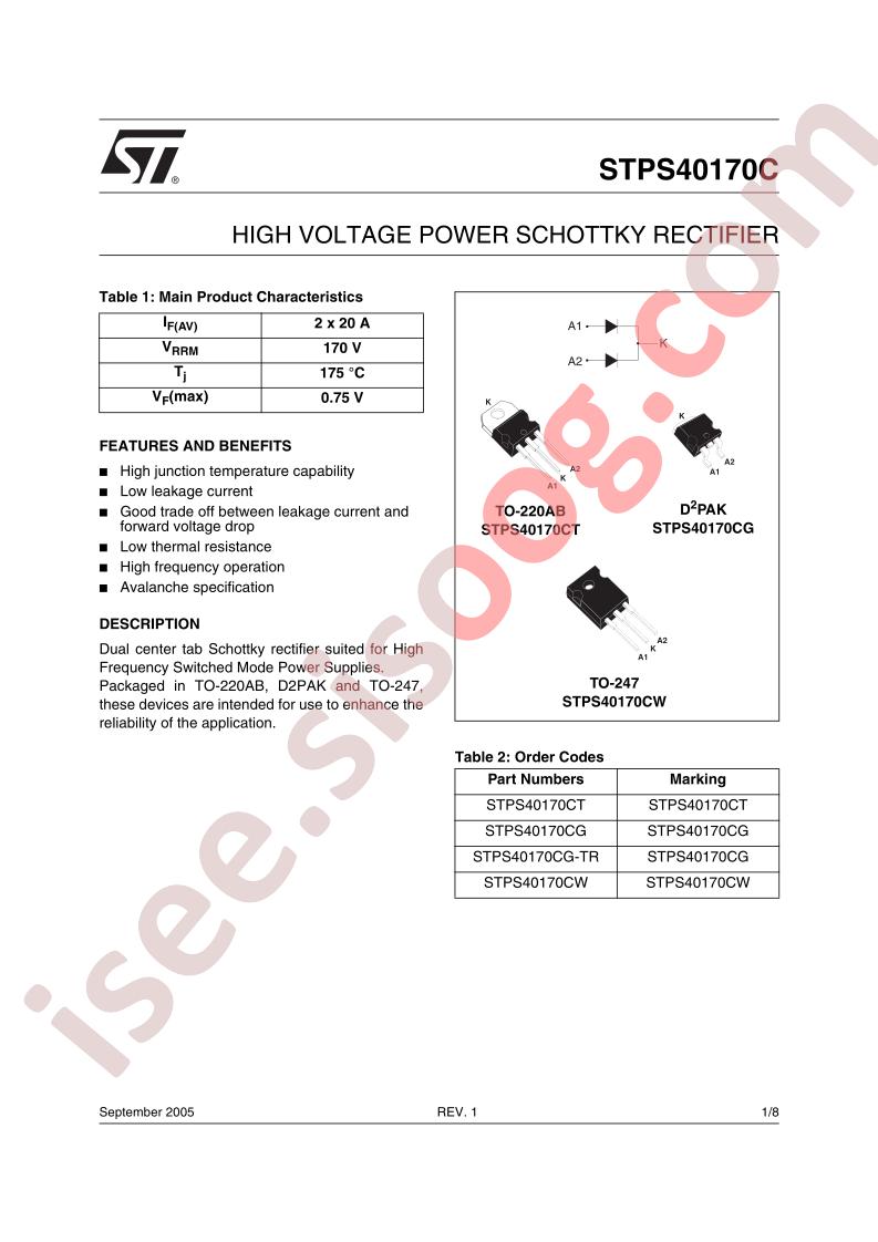 STPS40170CG