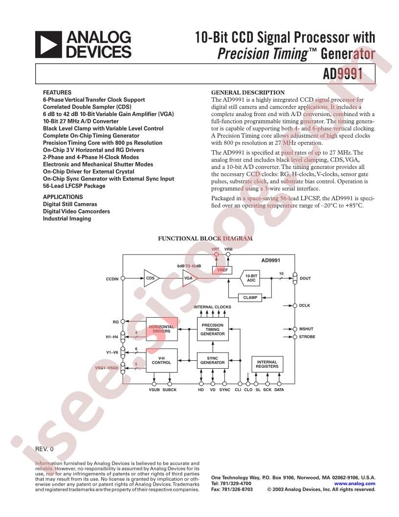 AD9991KCP