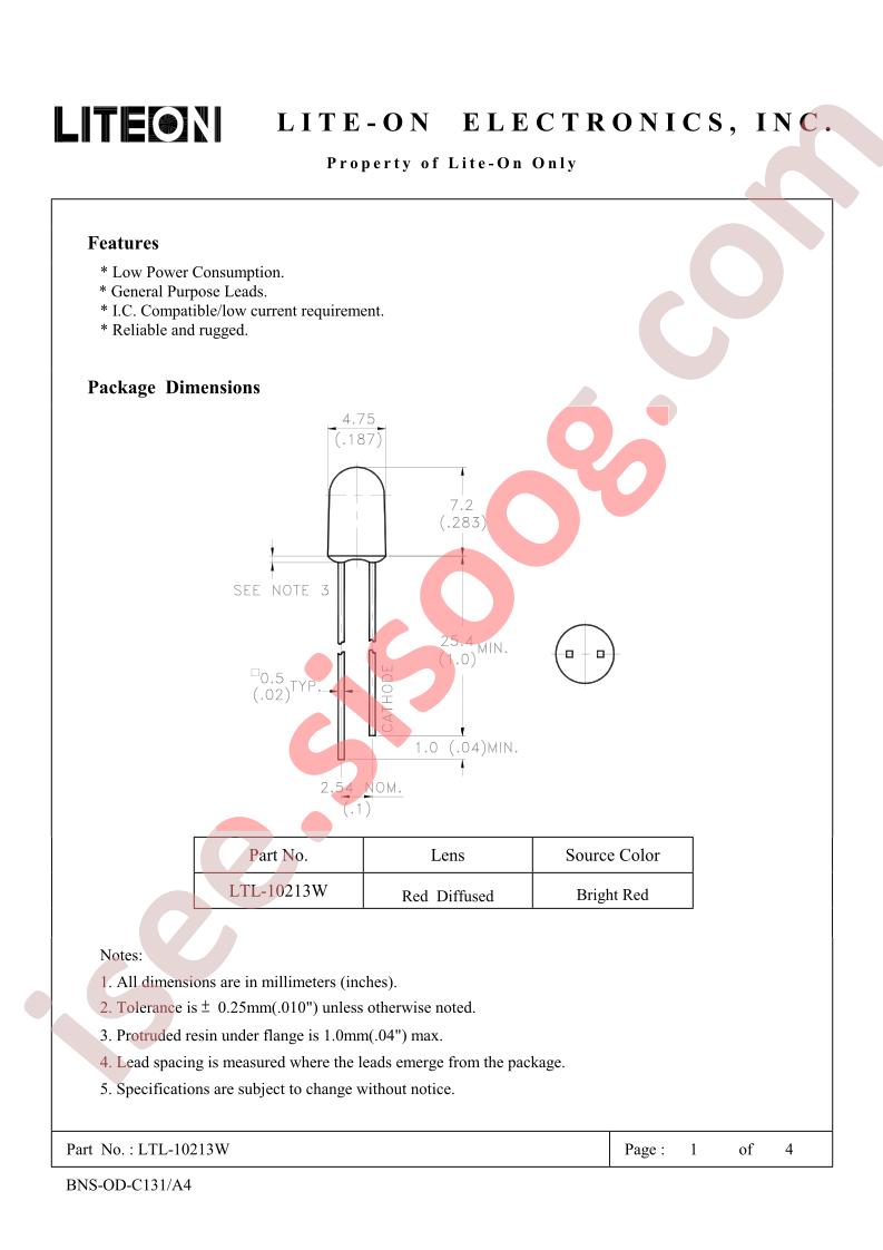 LTL-10213W