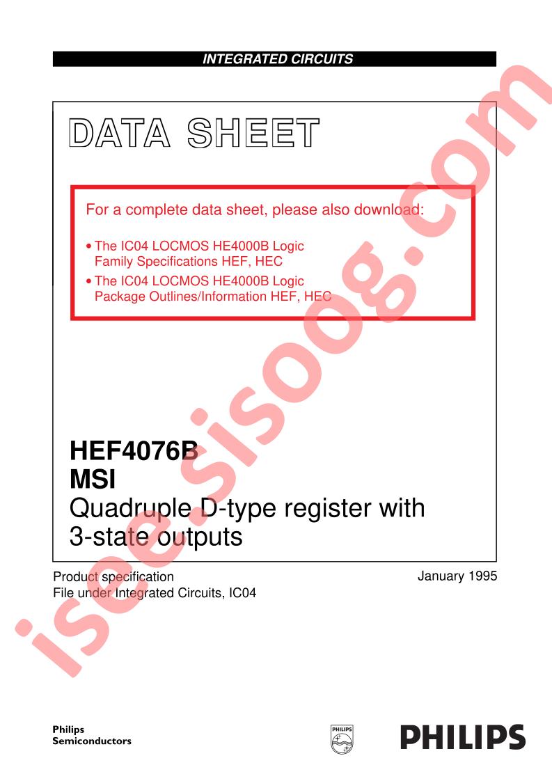 HEF4076BT