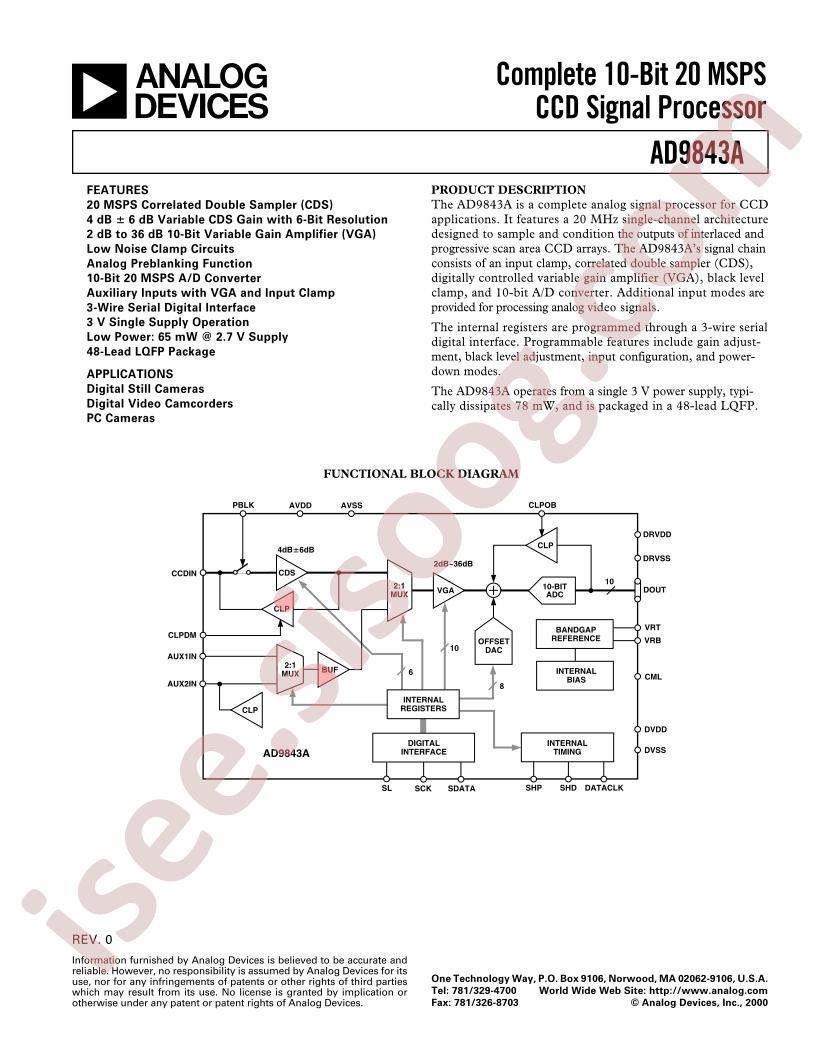 AD9843AJST