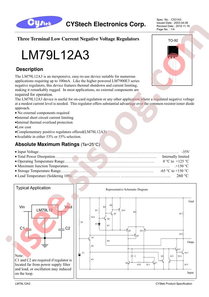 LM79L12A3