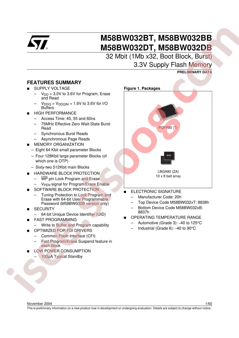 M58BW032BT