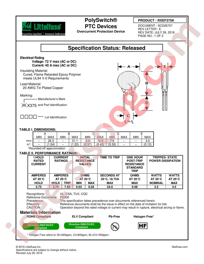 RXEF375K