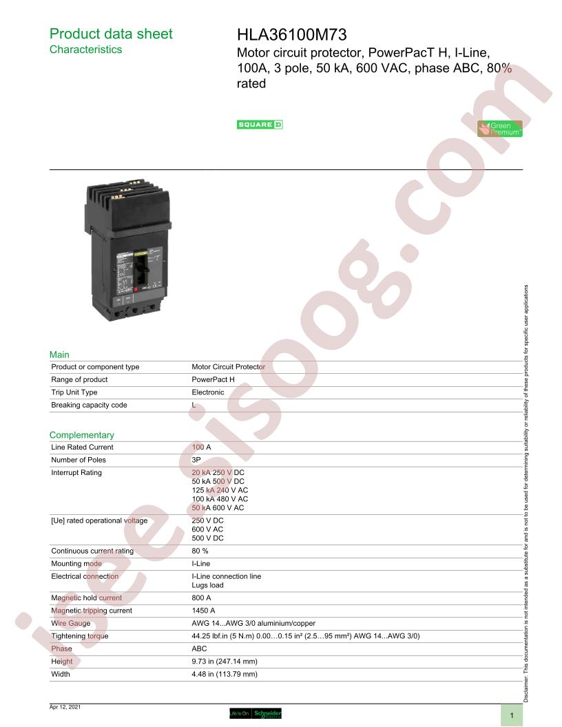 HLA36100M73