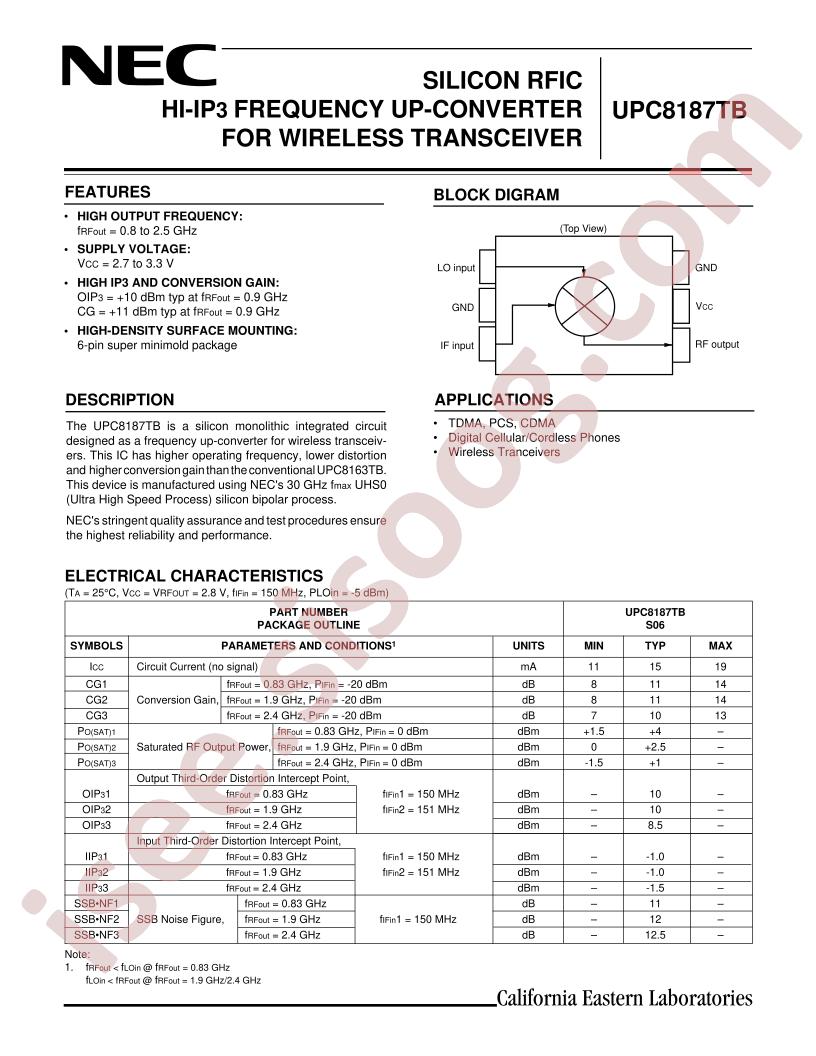 UPC8172TB