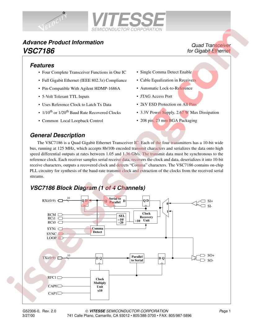VSC7186