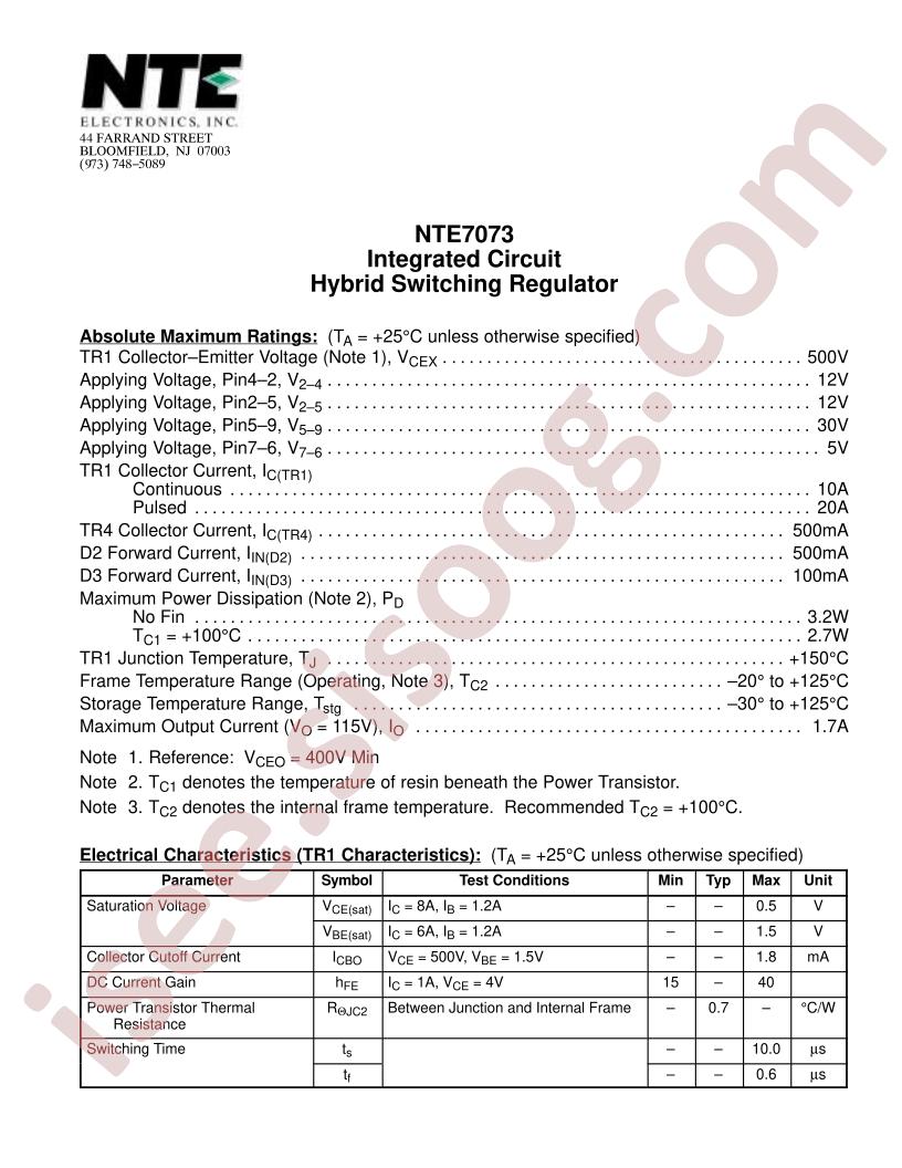 NTE7073