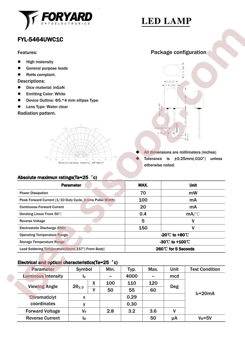 FYL-5464UWC1C