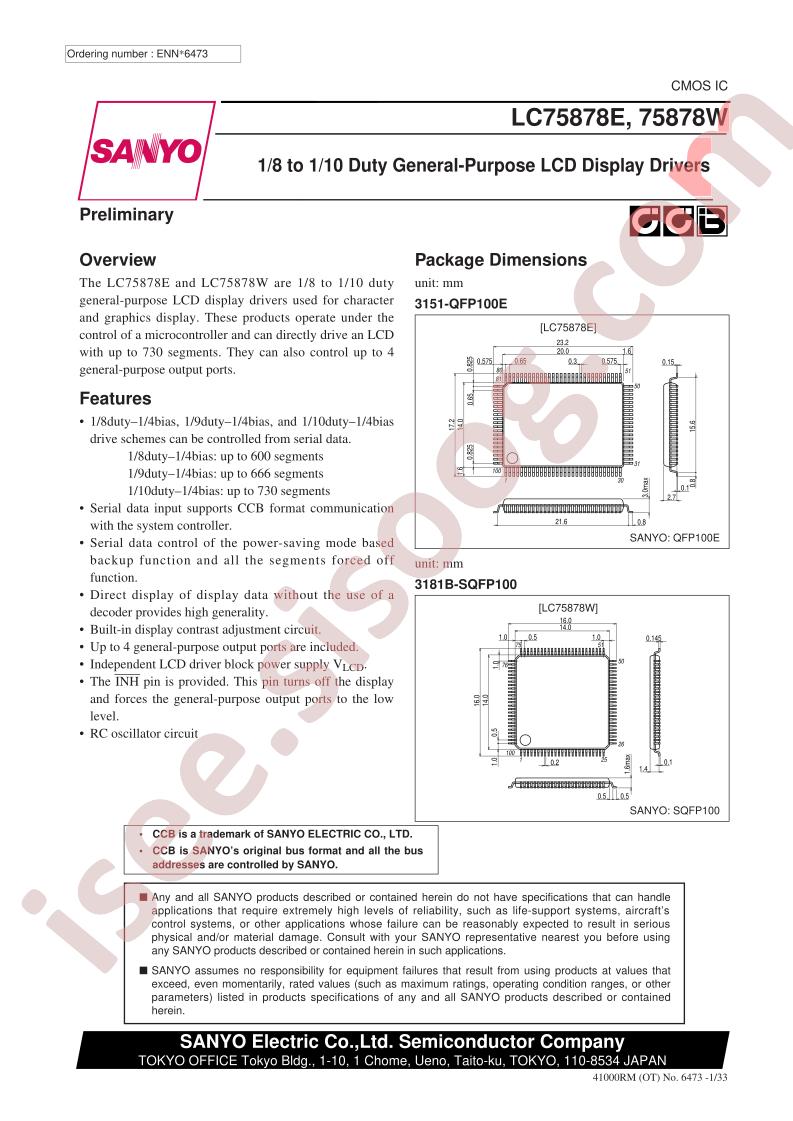 LC75878E