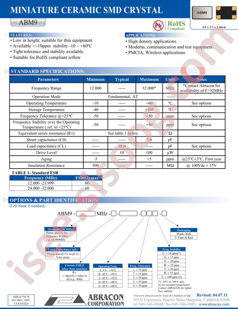 ABM9-R40-B-B4G