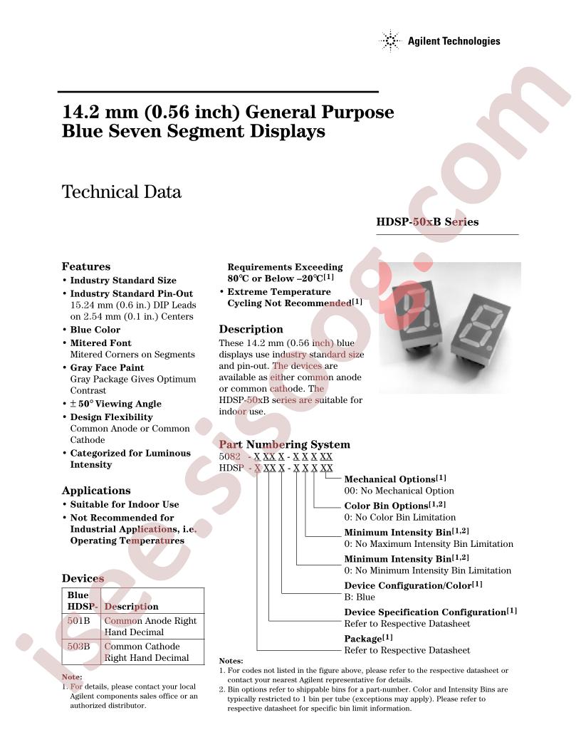 HDSP-50XB