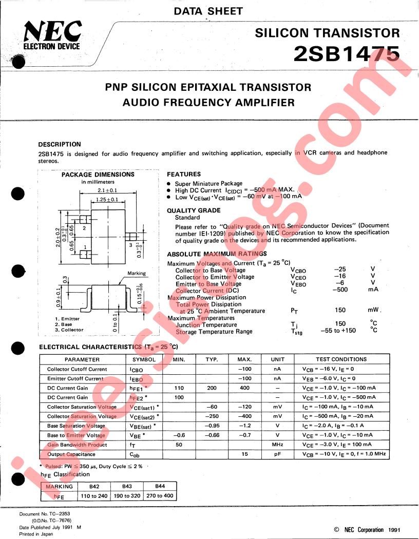 2SB1475