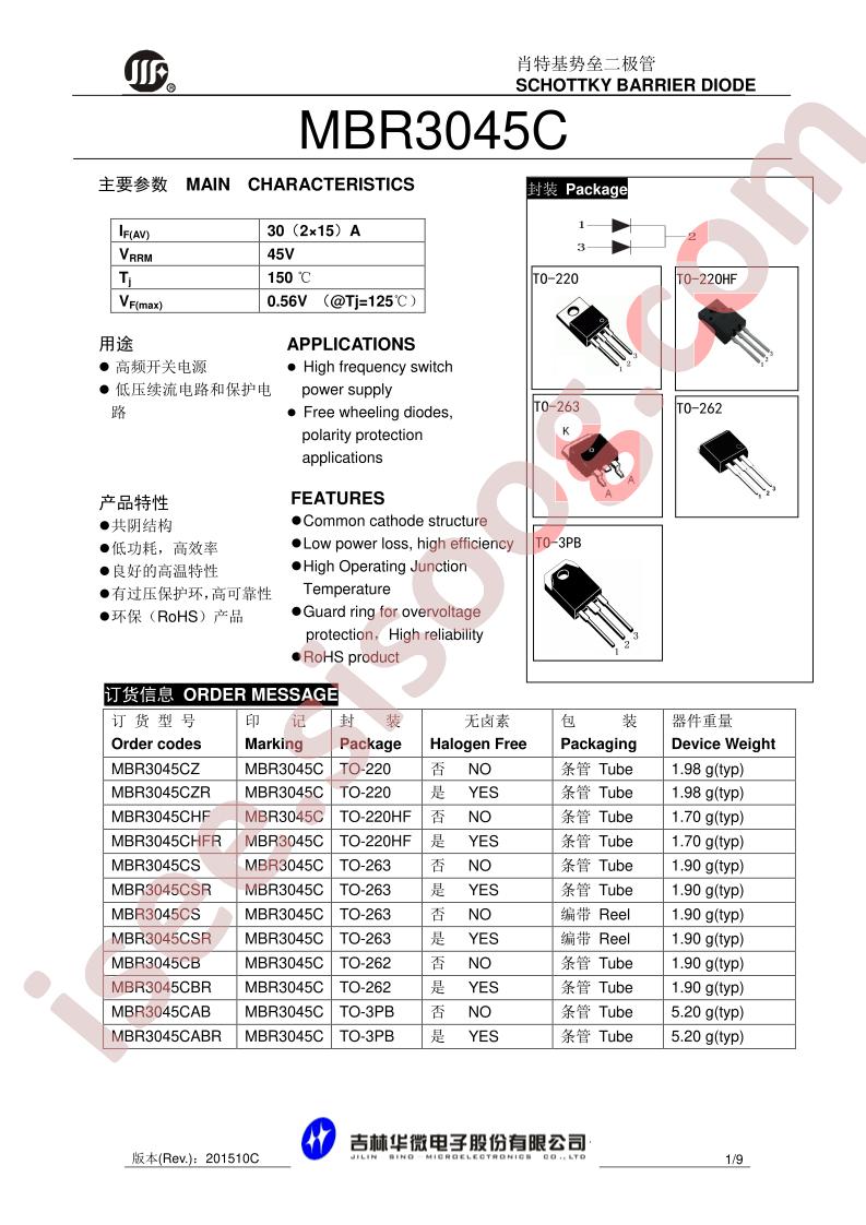 MBR3045CABR
