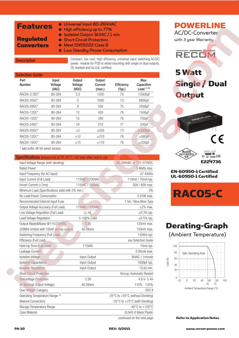 RAC05-S-DC