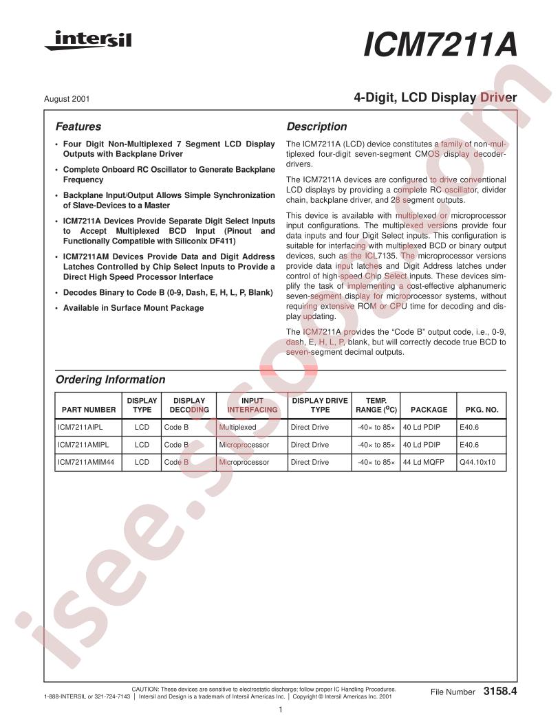 ICM7211A