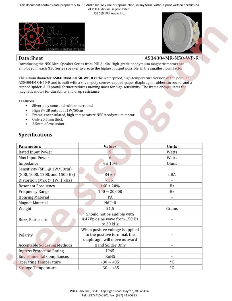 AS04004MR-N50-WP-R