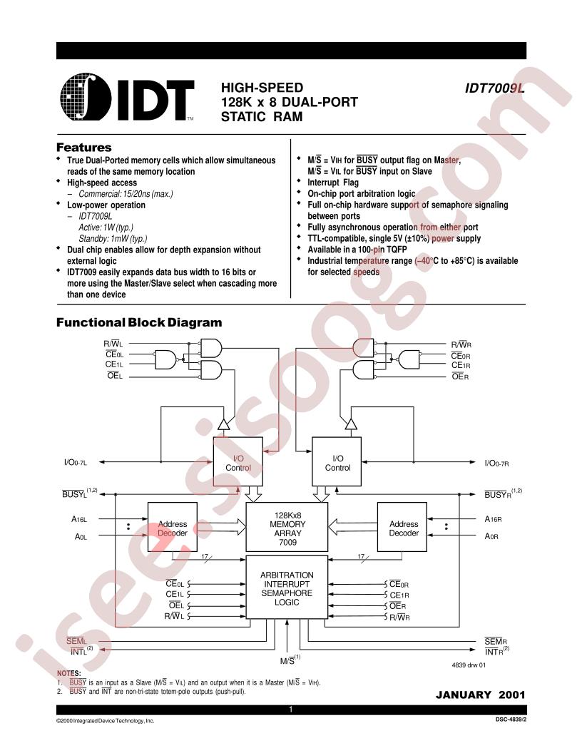 IDT7009
