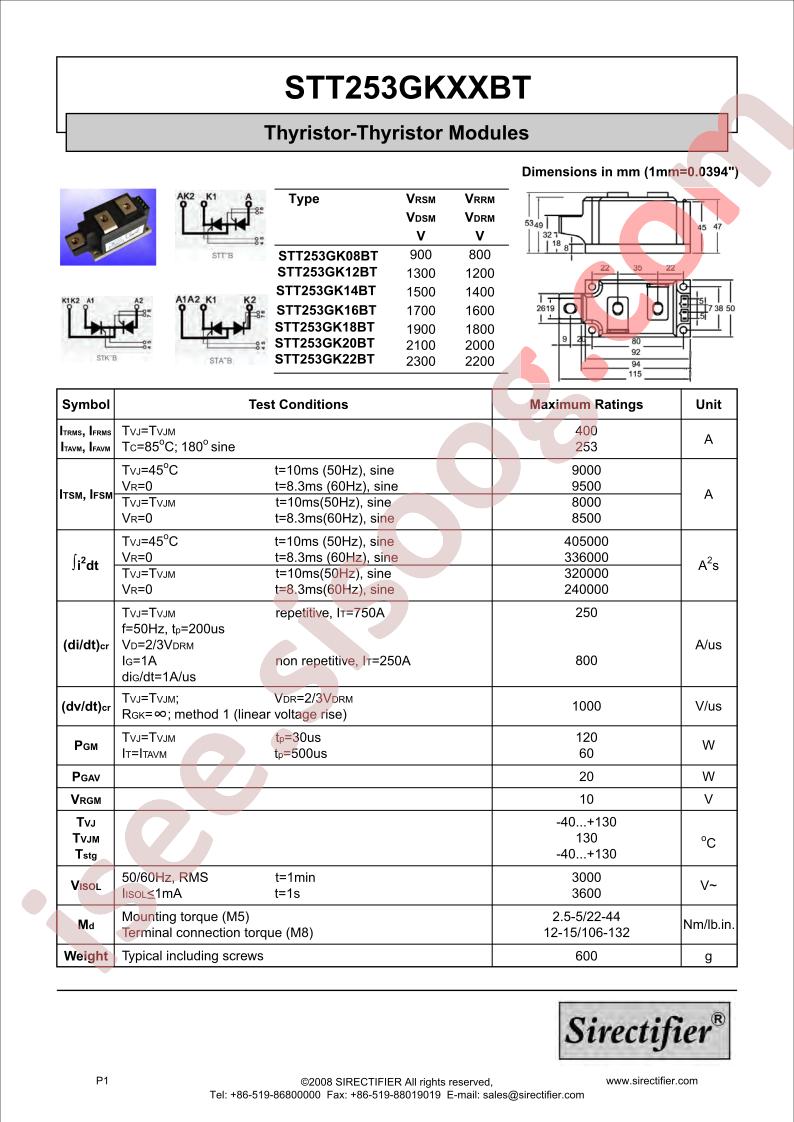STT253GK16BT