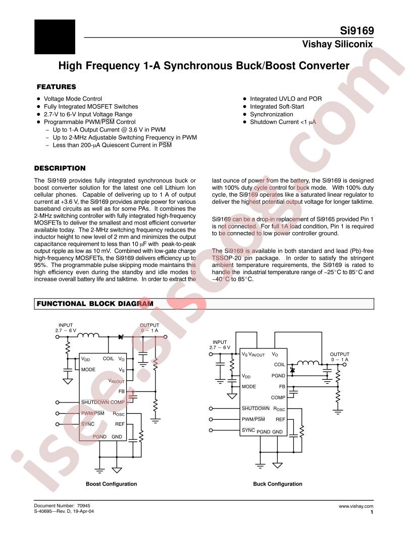 SI9169BQ-T1-E3