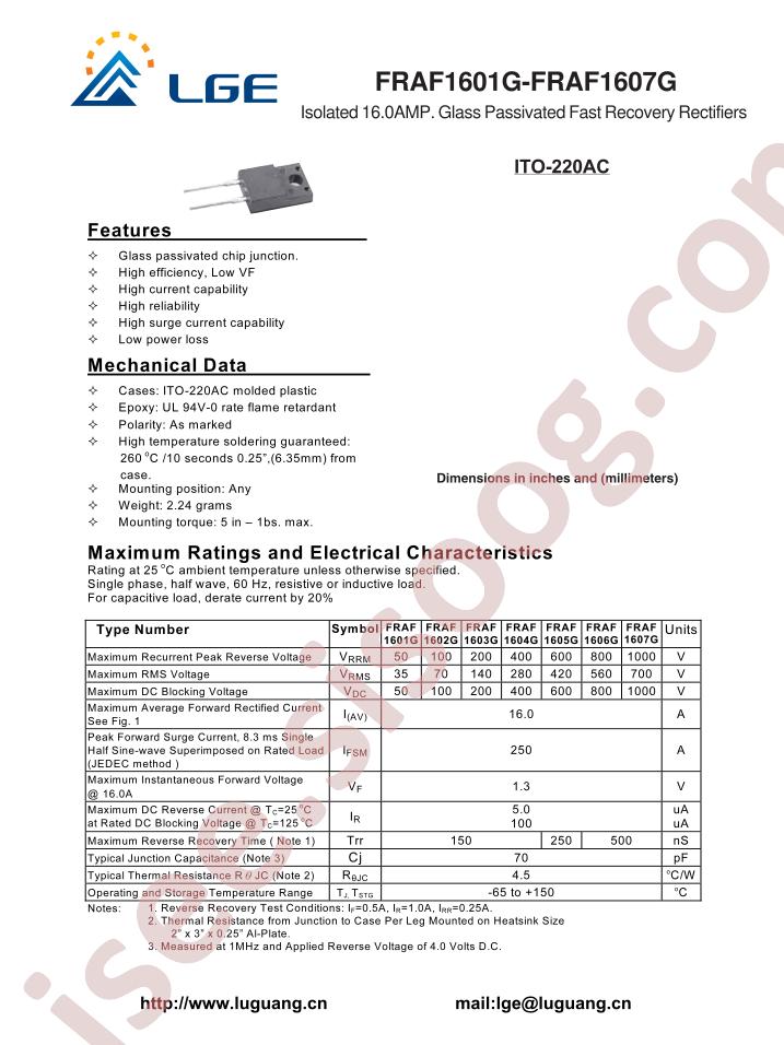 FRAF1601G