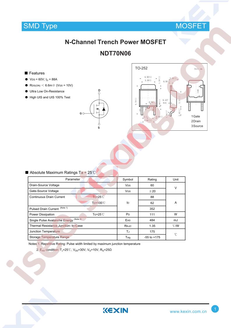 NDT70N06