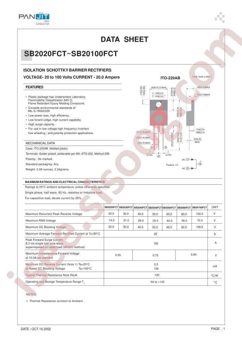 SB2040FCT
