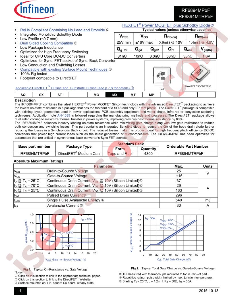 IRF6894MTRPbF