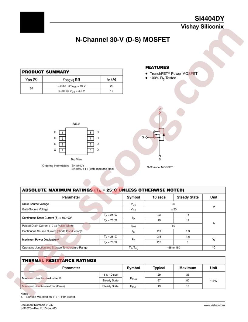 SI4404DY