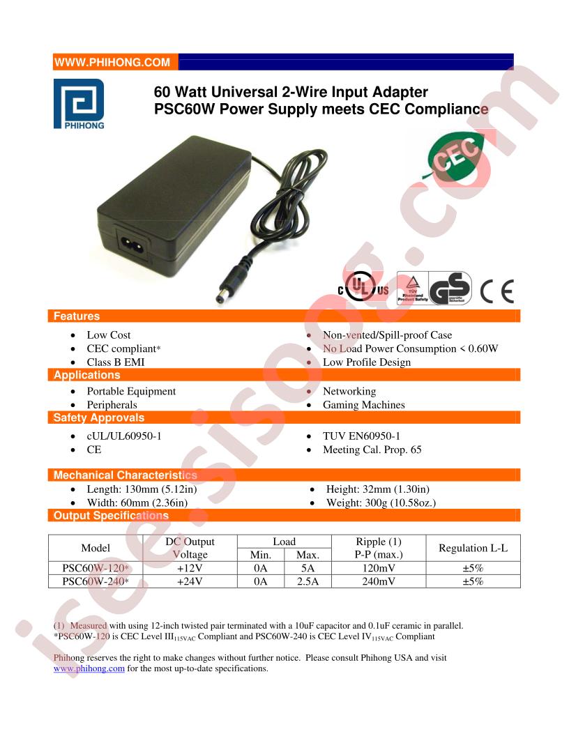 PSC60W-120