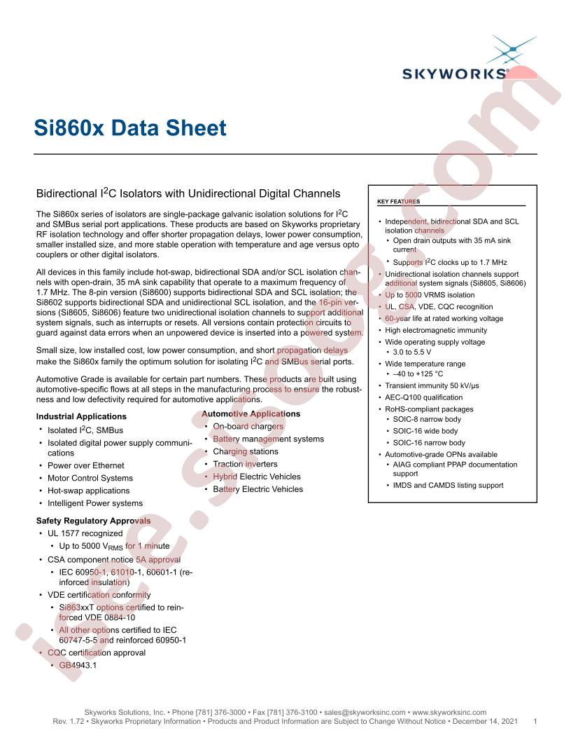 SI8605AC-AS1