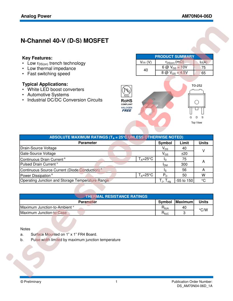 AM70N04-06D