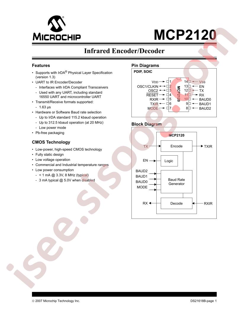 MCP2120-IP