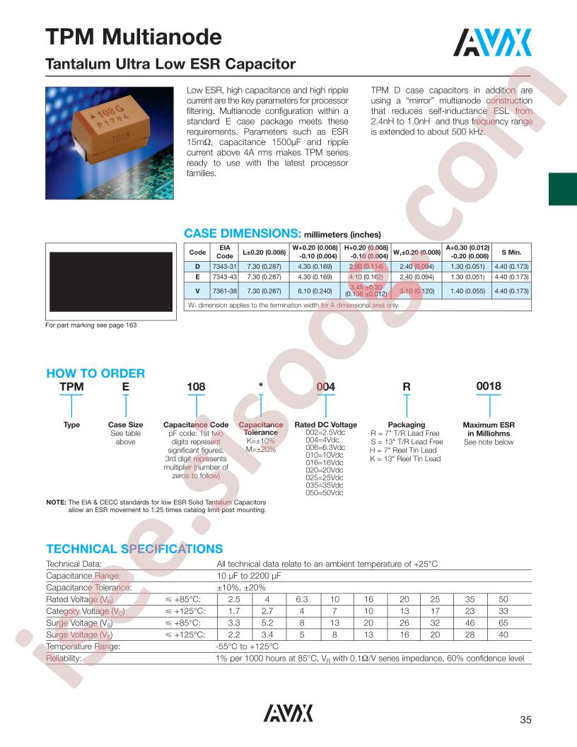 TPMV108M006S0015