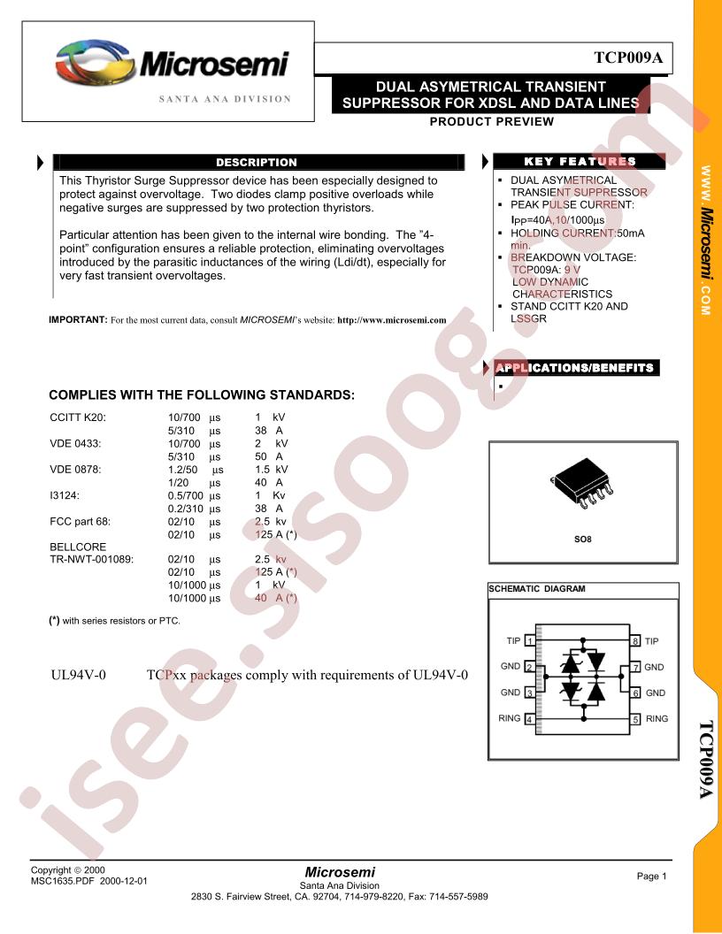 TCP009A