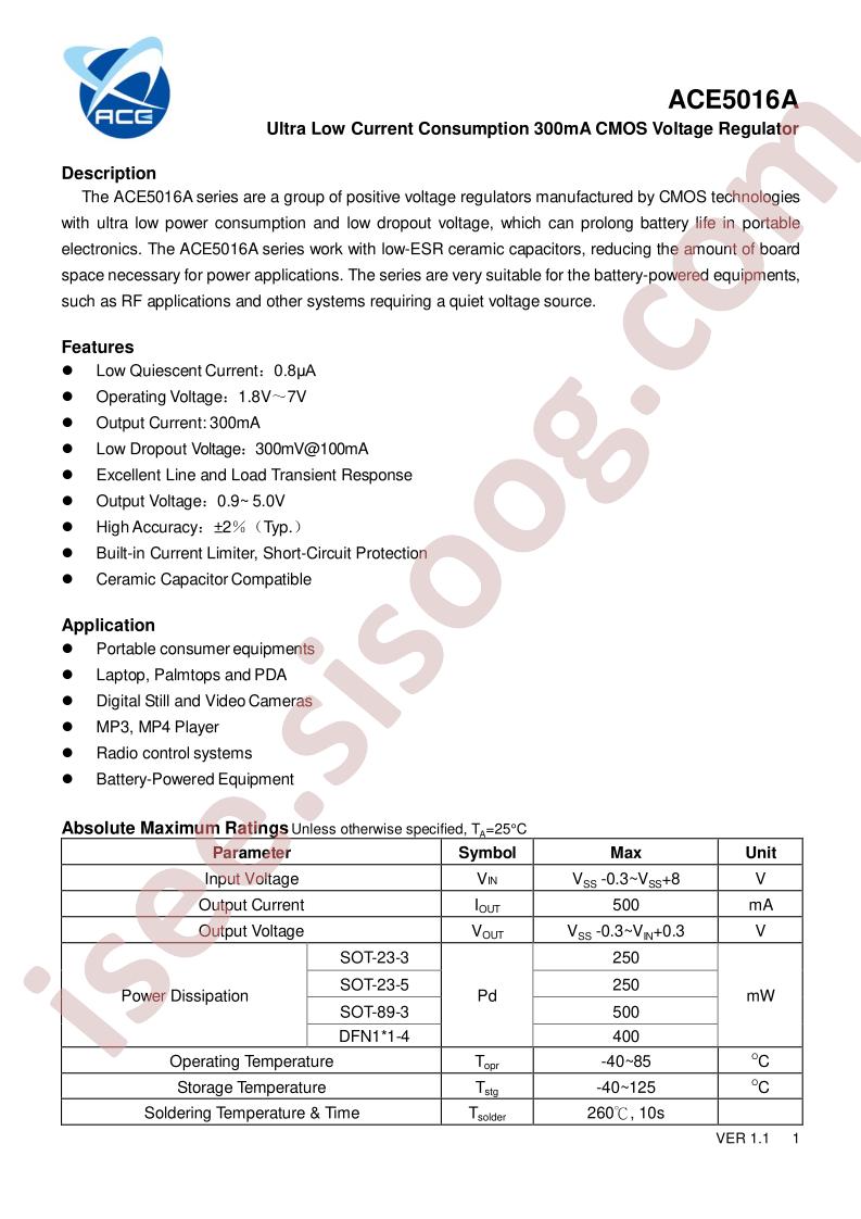 ACE5016A